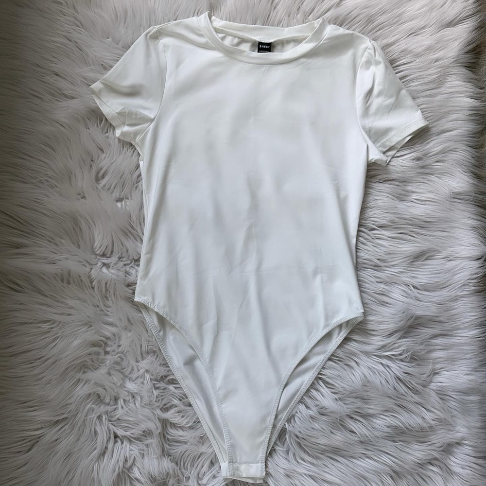 White tshirt bodysuit